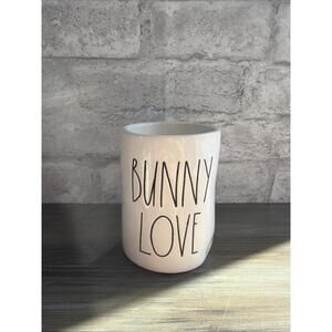 Bunny Love White Ceramic Candle Holder Rae Dunn